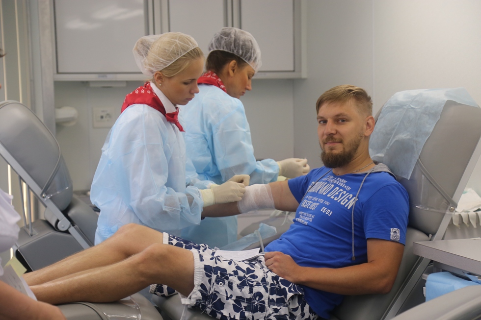 В аэропорту Хабаровск прошел день донора